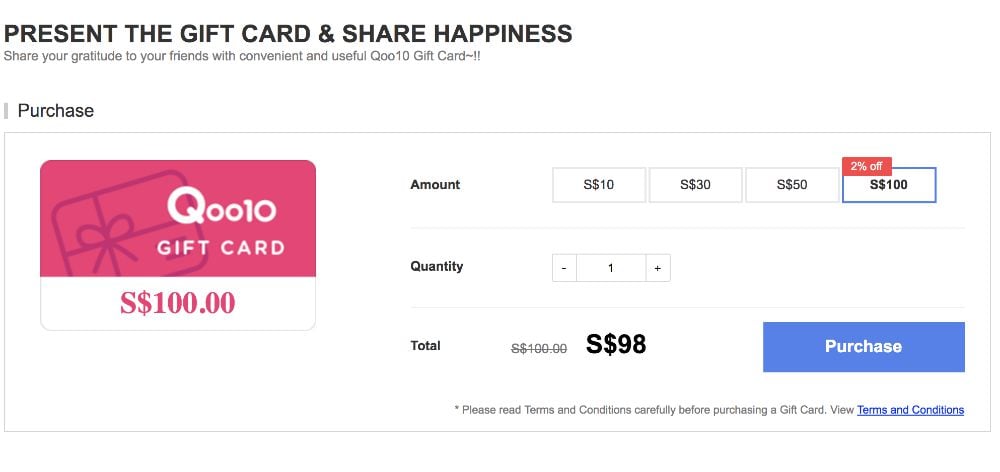qoo10 gift card