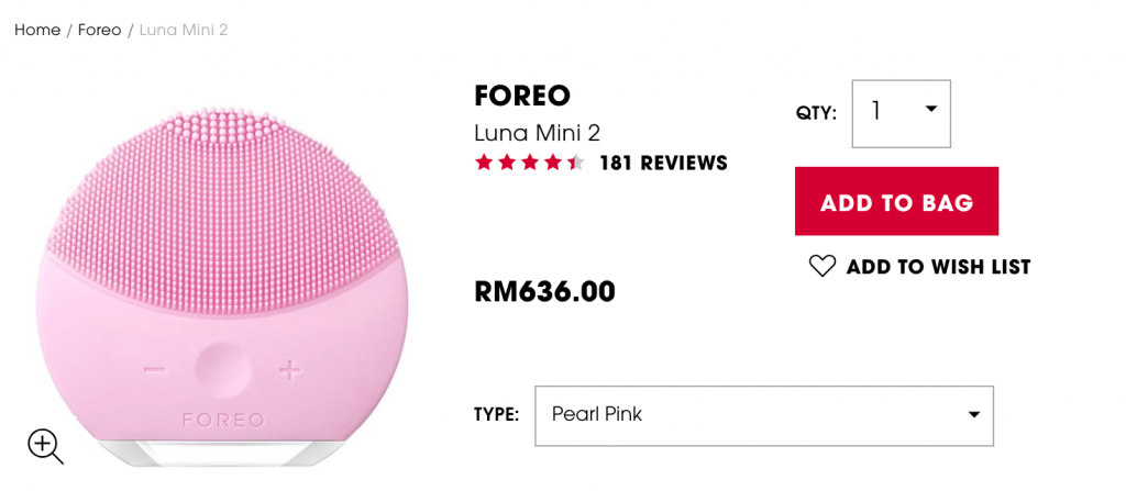 Sephora singapore vs malaysia