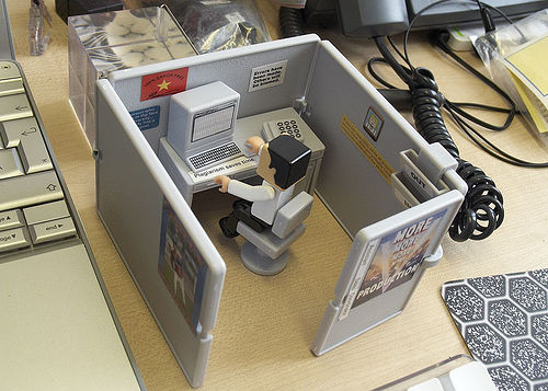 Little cubicle man