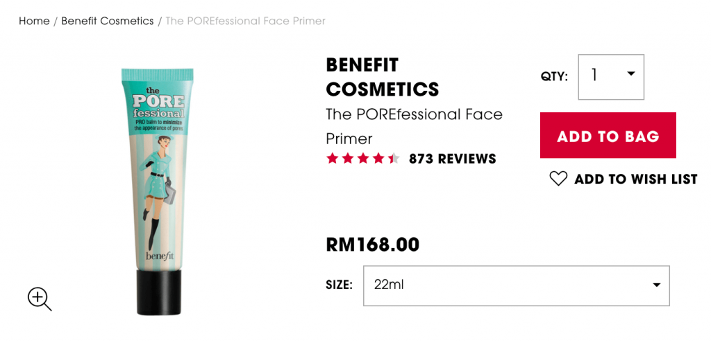 Sephora singapore vs malaysia