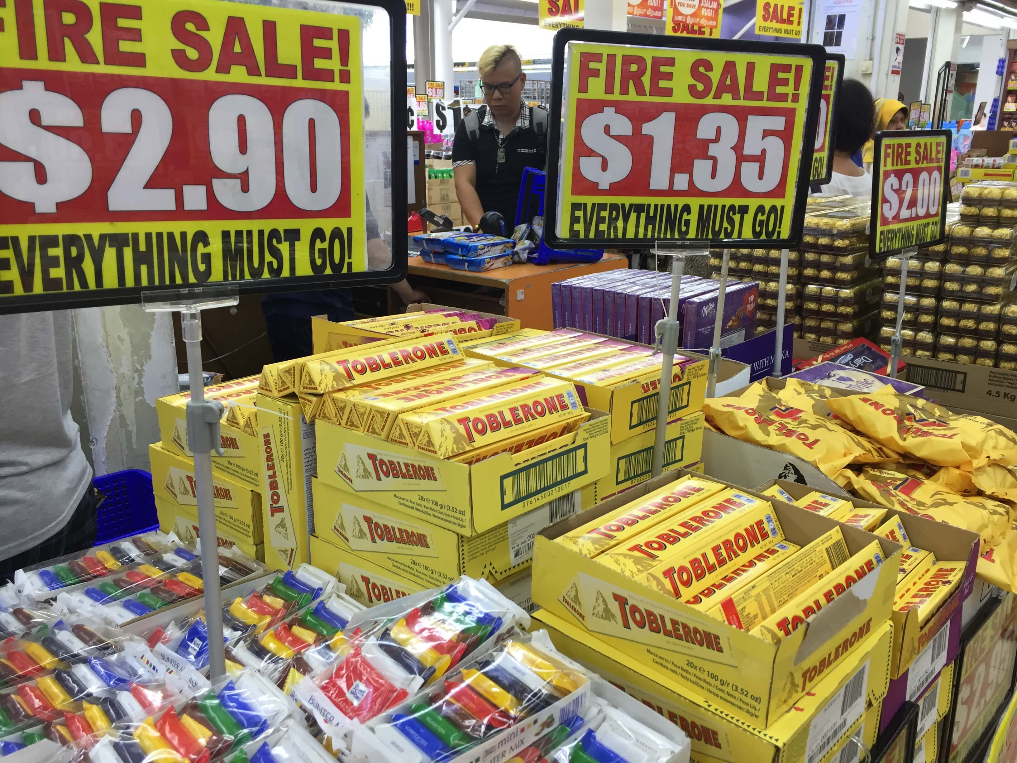 abc valudollar toblerone