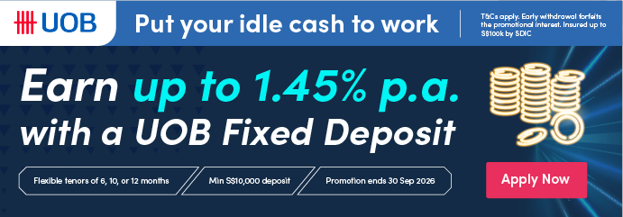 UOB fixed deposit promotion