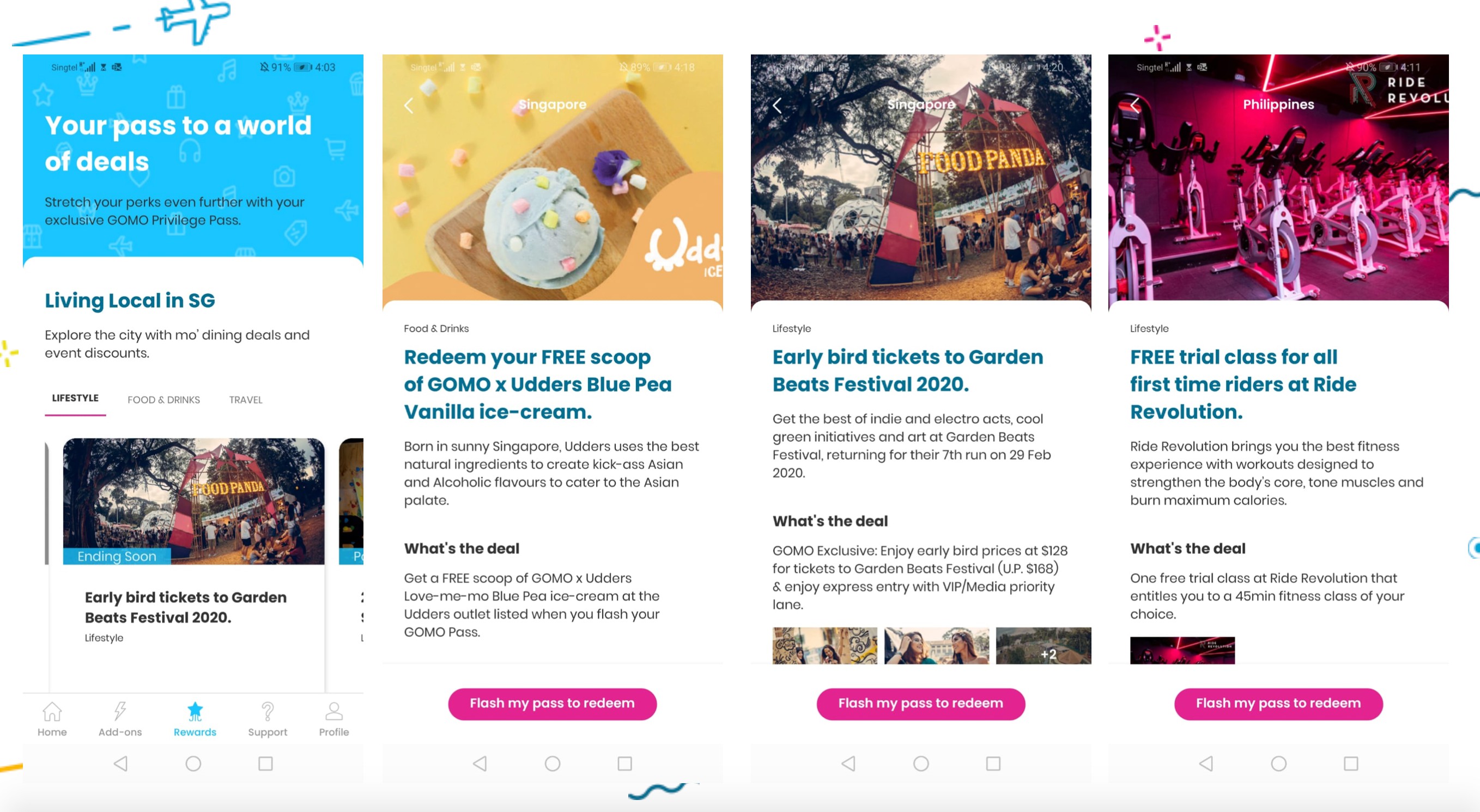 GOMO by Singtel: Claim your rewards via the GOMO app's GOMO Pass rewards programme!