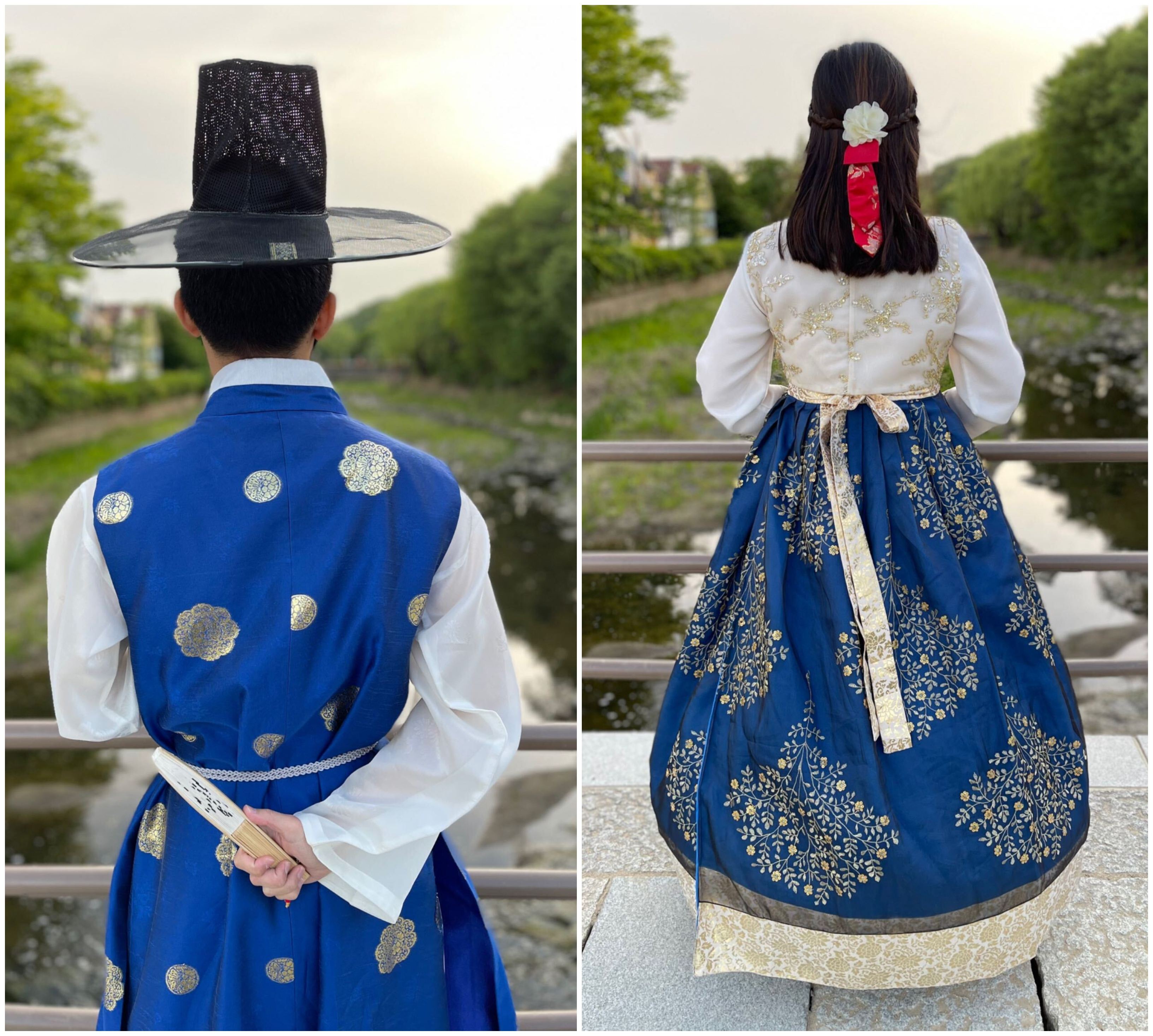 Korea-hanbok-male-female-Yongin-Korean-Folk-Village