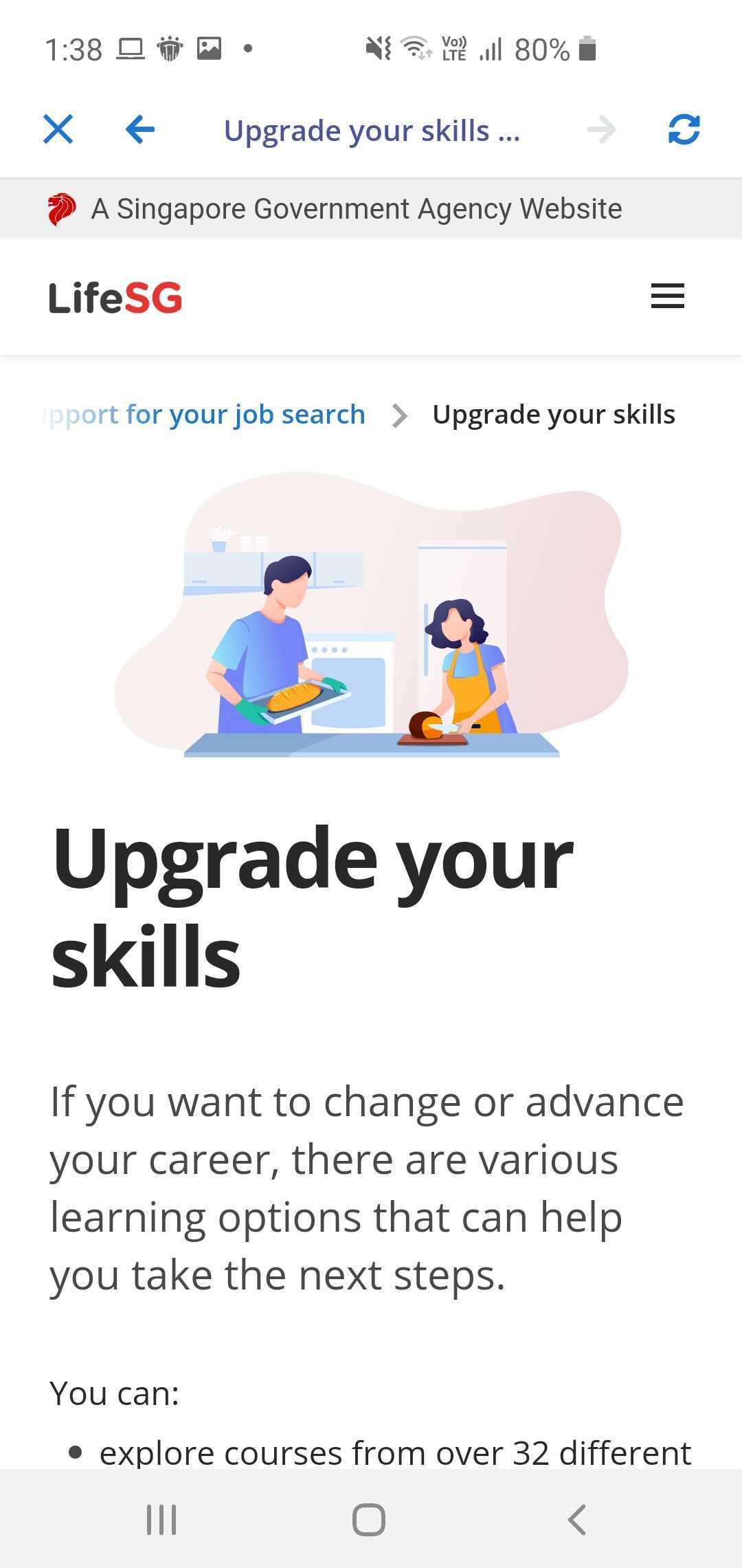 WSG LifeSG app Workforce Singapore jobs and employment retrenchment help