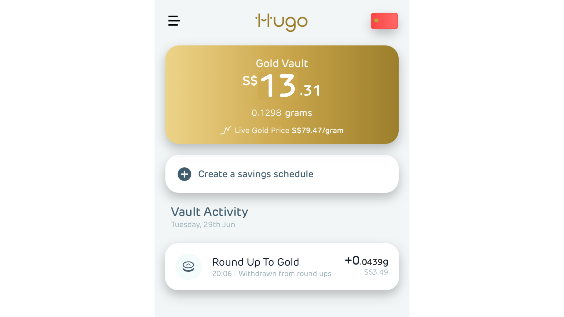 Hugo Save WealthCare Buddy Turn Savings into Gold