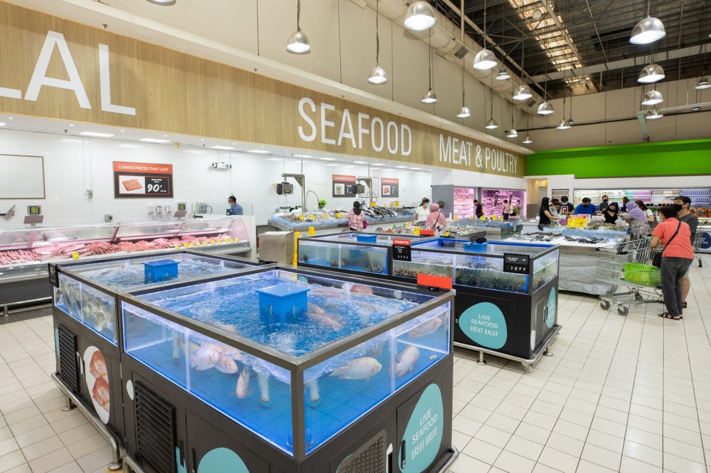 Shopping at Giant - seafood
