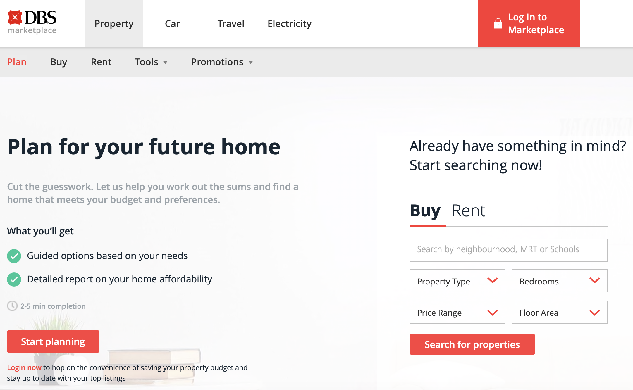 DBS In-Principle Approval for Home Loan - DBS Property Marketplace