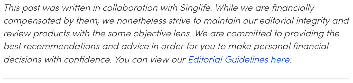 Editorial guidelines MoneySmart