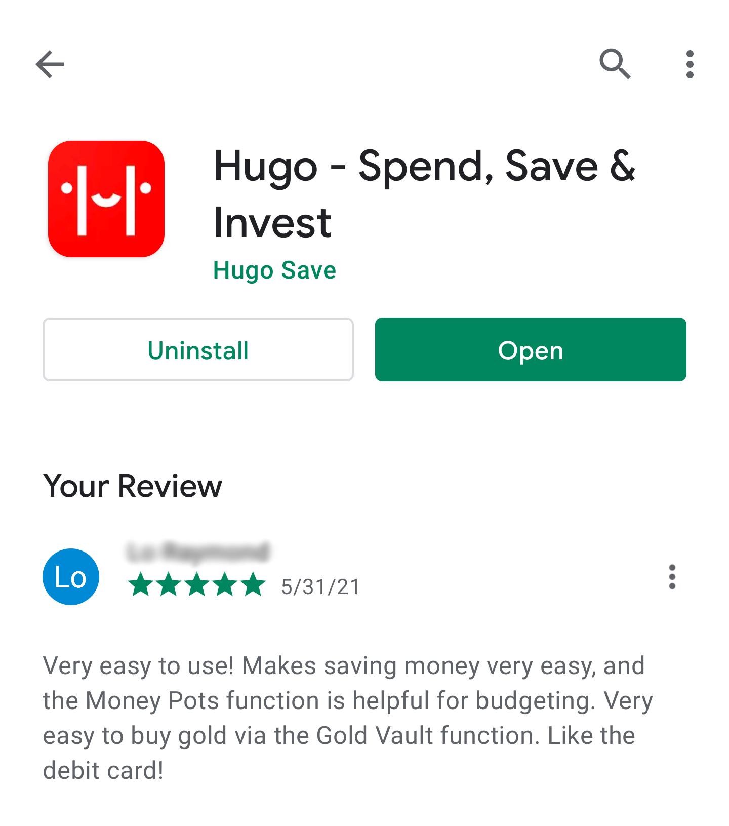 Hugo Save WealthCare Buddy Turn Savings into Gold