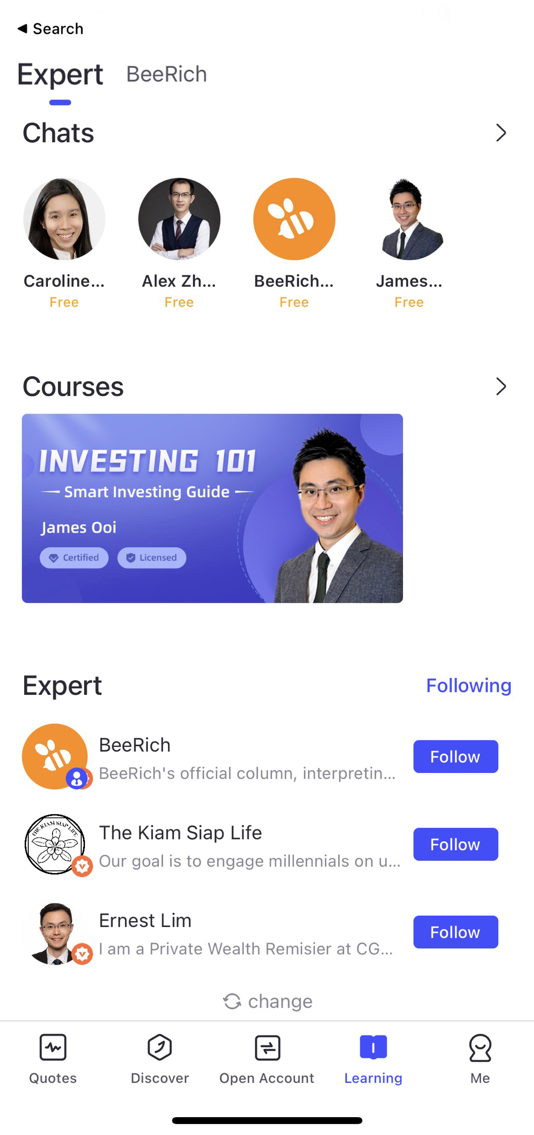 uSMART Singapore - online broker education