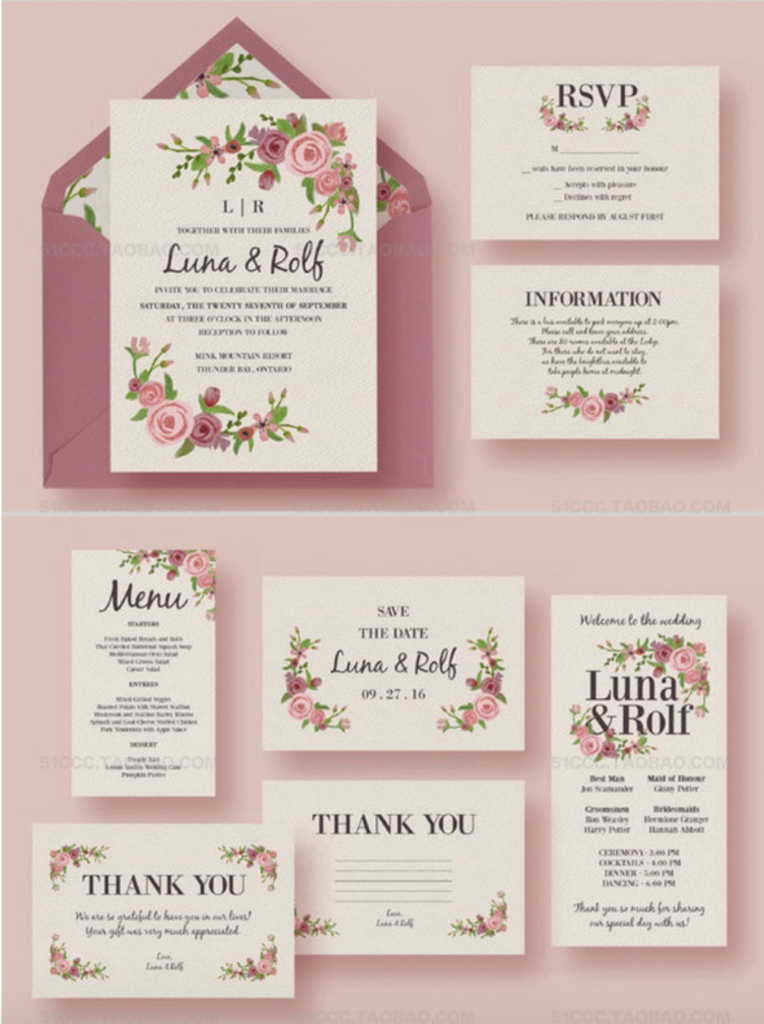 wedding invitations 