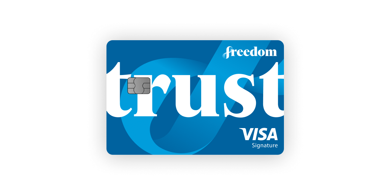 Trust Freedom cardface