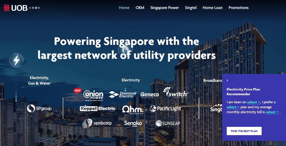 UOB Utility Marketplace