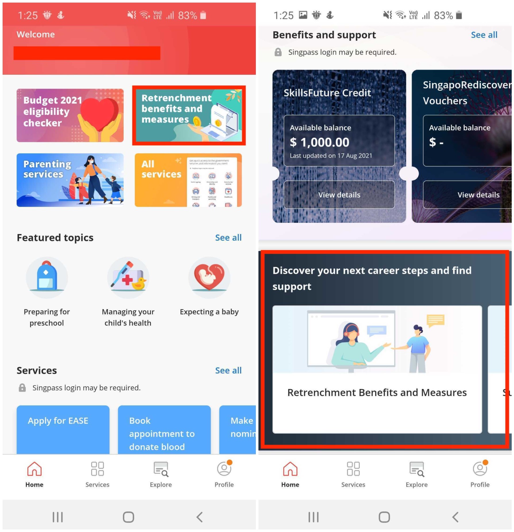 WSG LifeSG app Workforce Singapore jobs and employment retrenchment help