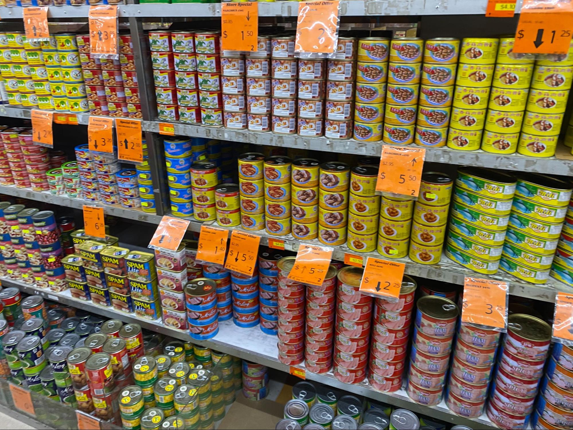 ang mo supermarket canned food