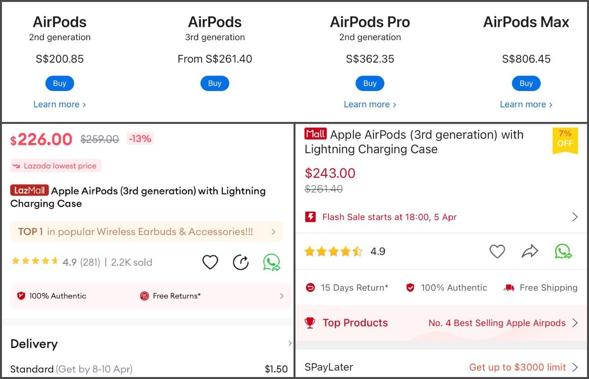 apple-lazada-shopee-apple-airpods