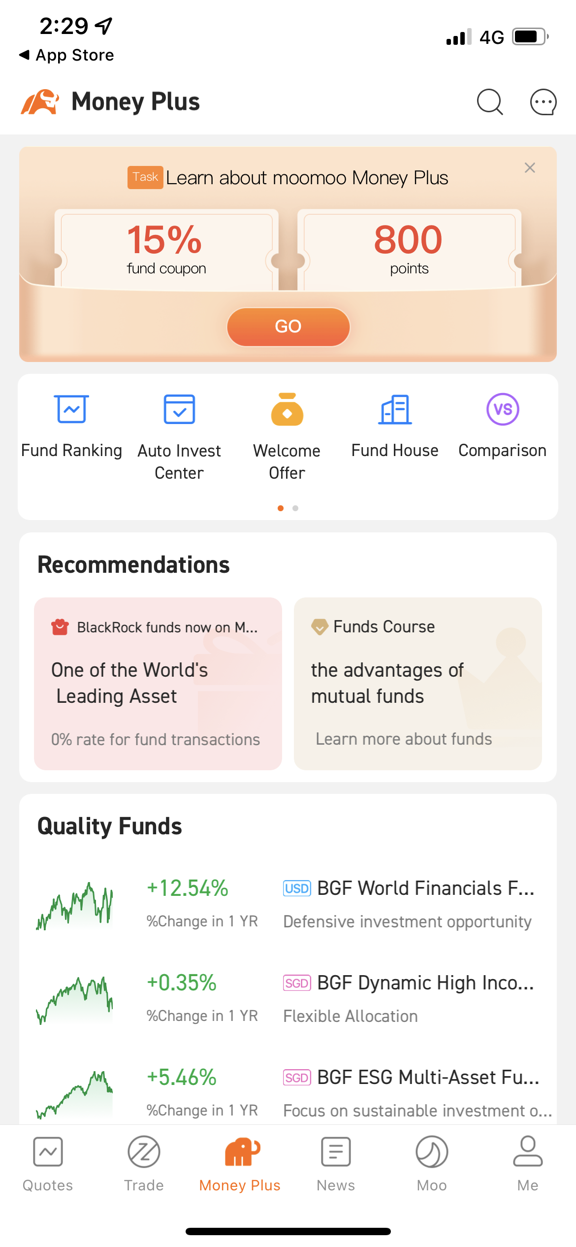 FUTU SG moomoo invest mutual funds unit trusts