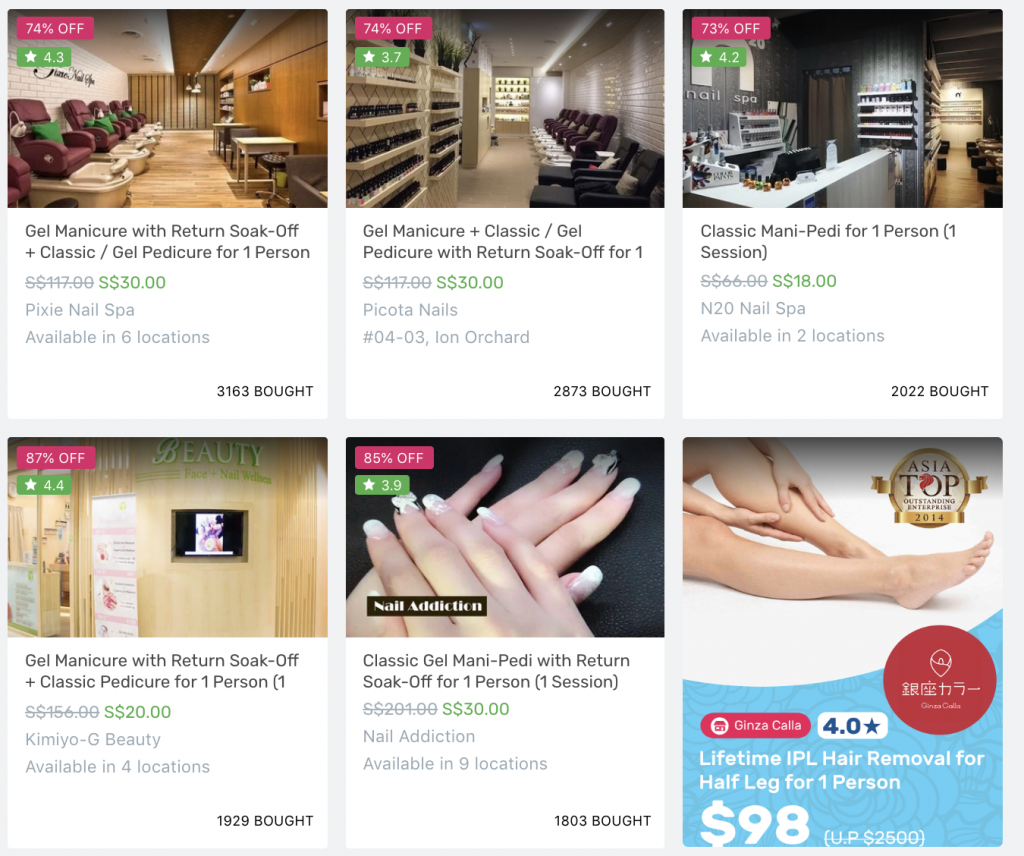 manicure pedicure singapore 