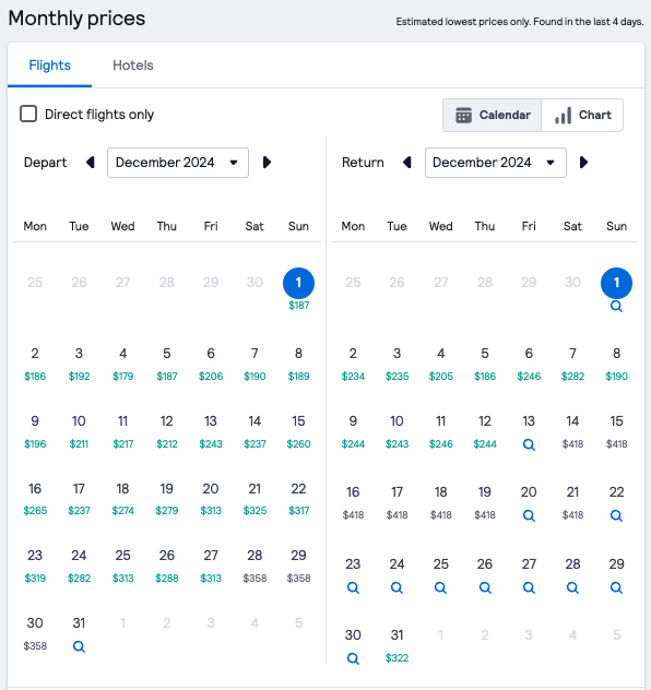 flights from singapore to maldives december 2024