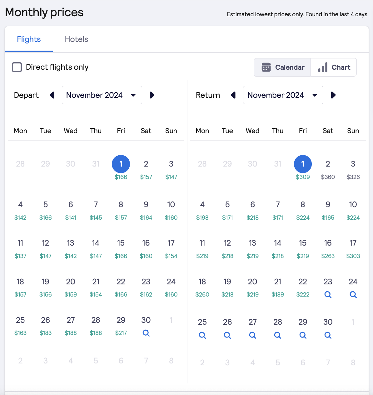 flights from singapore to maldives november 2024