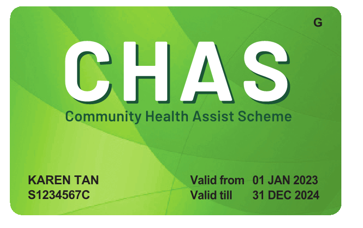 green chas card singapore