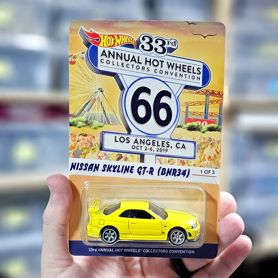 hot wheels yellow nissan skyline la convention