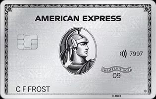amex platinum charge card face