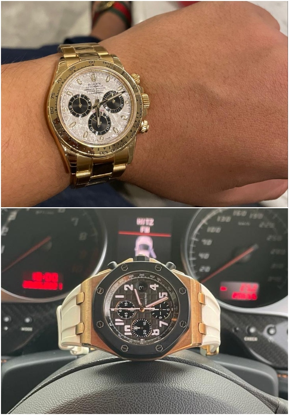 rolex-daytona-gold-meteorite-dial-audemars-piguet-royal-oak-offshore-rubber-clad-in-rose-gold