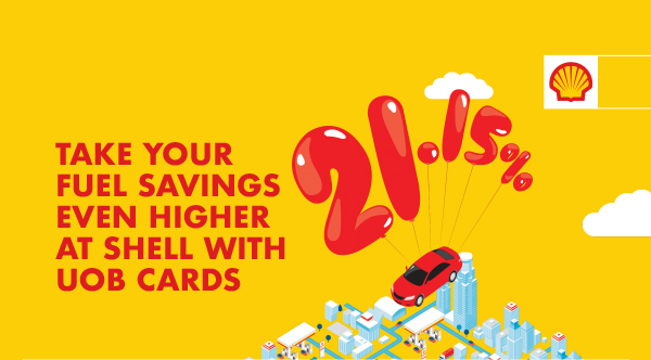 Shell UOB Credit Card Petrol Cashback Upfront Discount