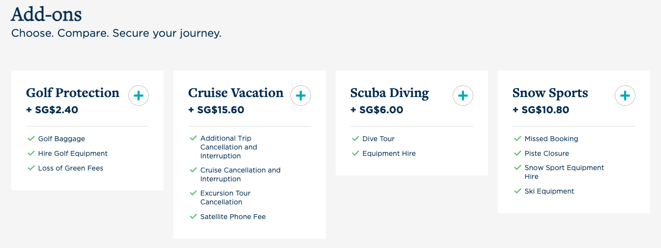starr-travel-insurance-add-ons-gold-cruise-scuba-diving-snow-sports